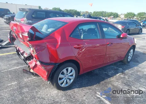 2015 Toyota Corolla Le из США, поврежденный, VIN 2T1BURHE6FC236877